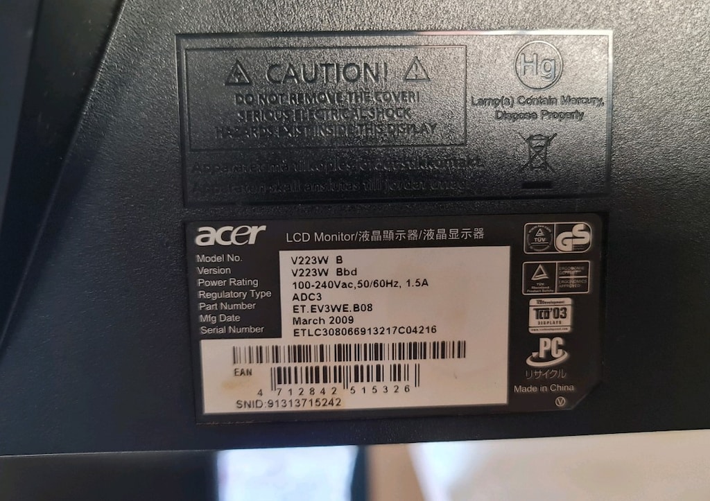 Acer 22 İnç LCD Monitör - 12