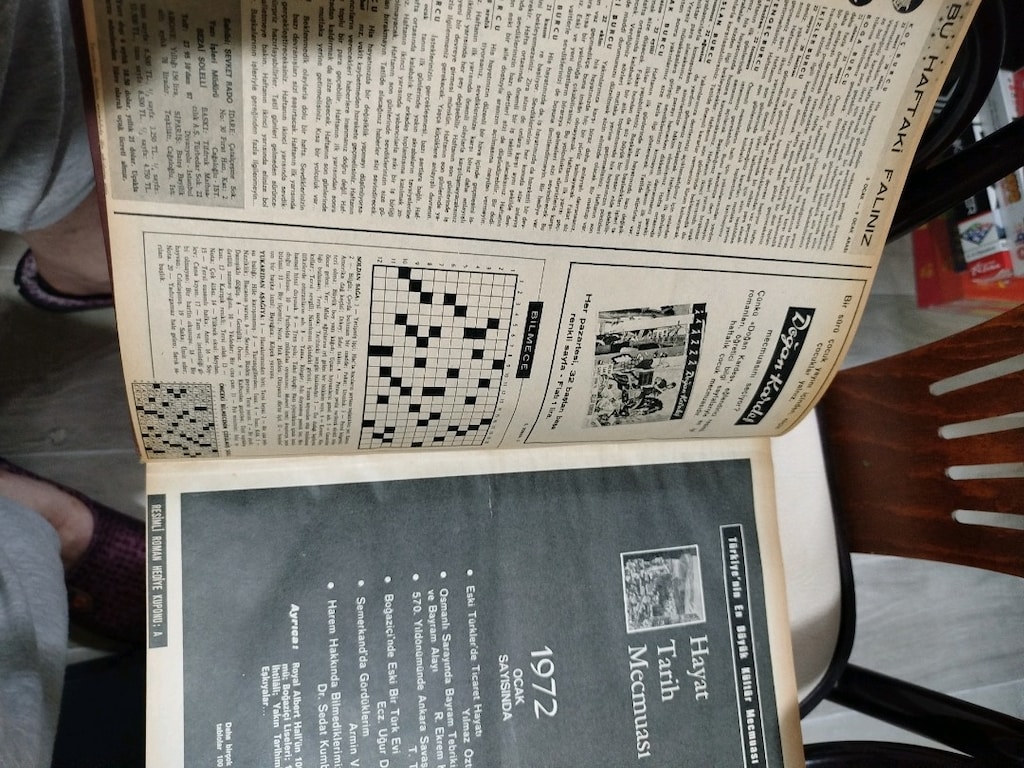 Hayat resimli roman 1-35, şahıs cildi, çok güzel ciltlenmiş, 1972 yılı - 15