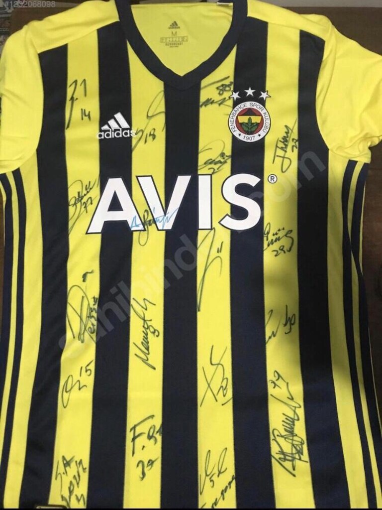 ISLAK İMZALI Fenerbahçe Forması 2020 Doğum gününe hediyelikkk - 3