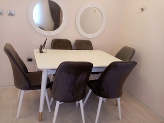salon takımı ve yemek odası+tül+ güneşlik+ fon perde+halı - 4