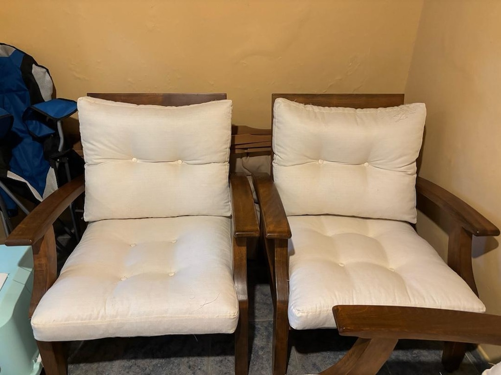 Balkon Bahçe Teras için Ahşap Koltuk seti - 3