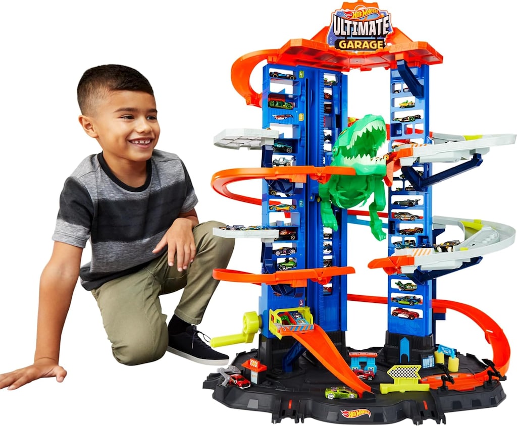 Hot Wheels HW Robotik T-rex Ultimate Garaj - 4