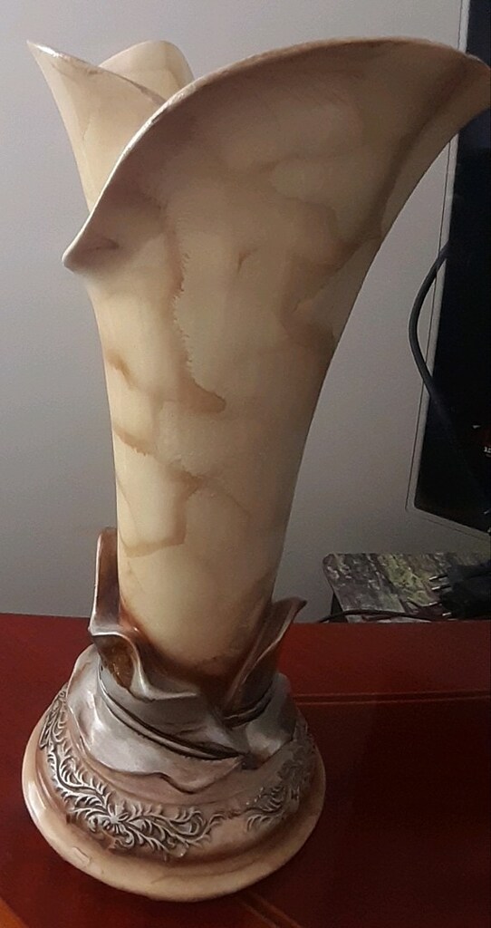 Krem renkli vazo - 7