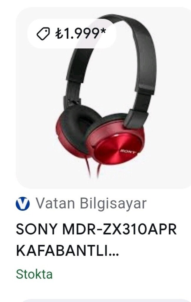 Sony kulak üstü kulaklık - 3