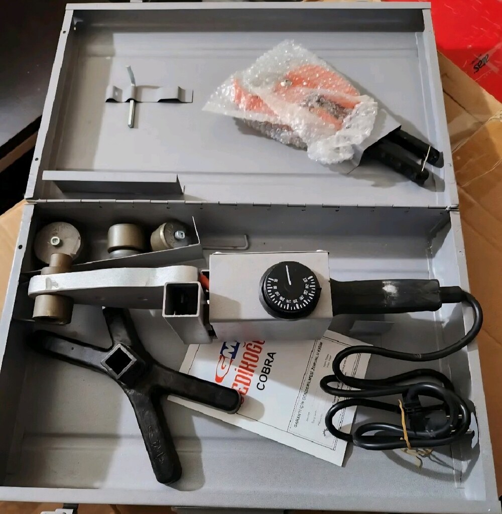 Plastİk boru kaynak makinası sıfır. - 3