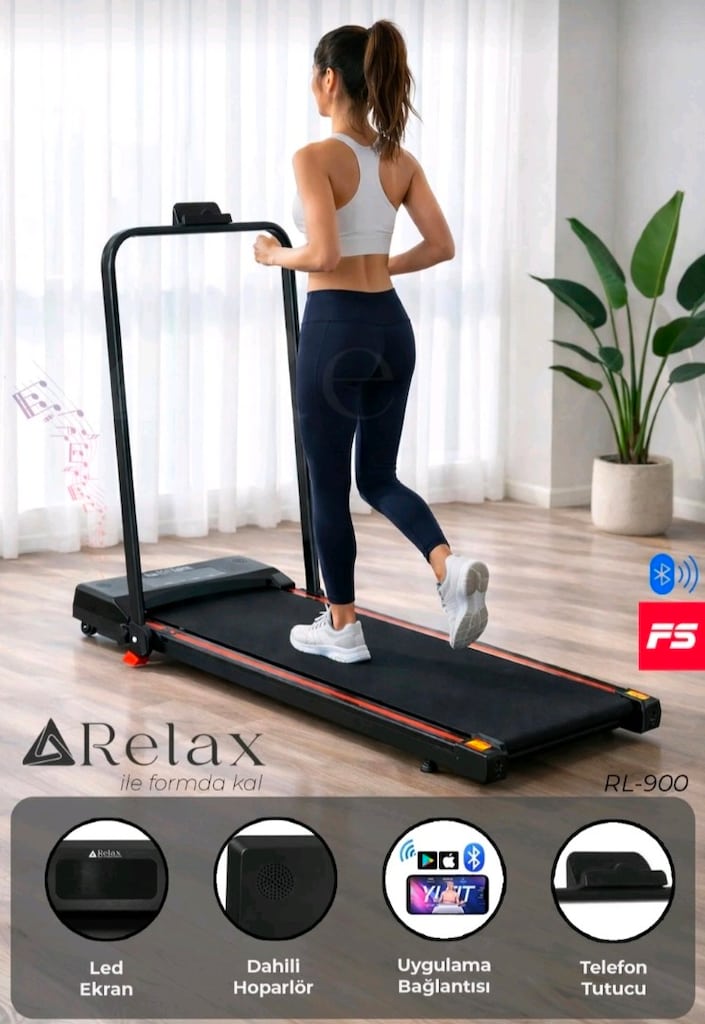 5 AYLIK SIFIR AYARINDA EK GARANTILI (2028)YÜRÜYÜŞ VE KOŞU BANDI RELAX - 7