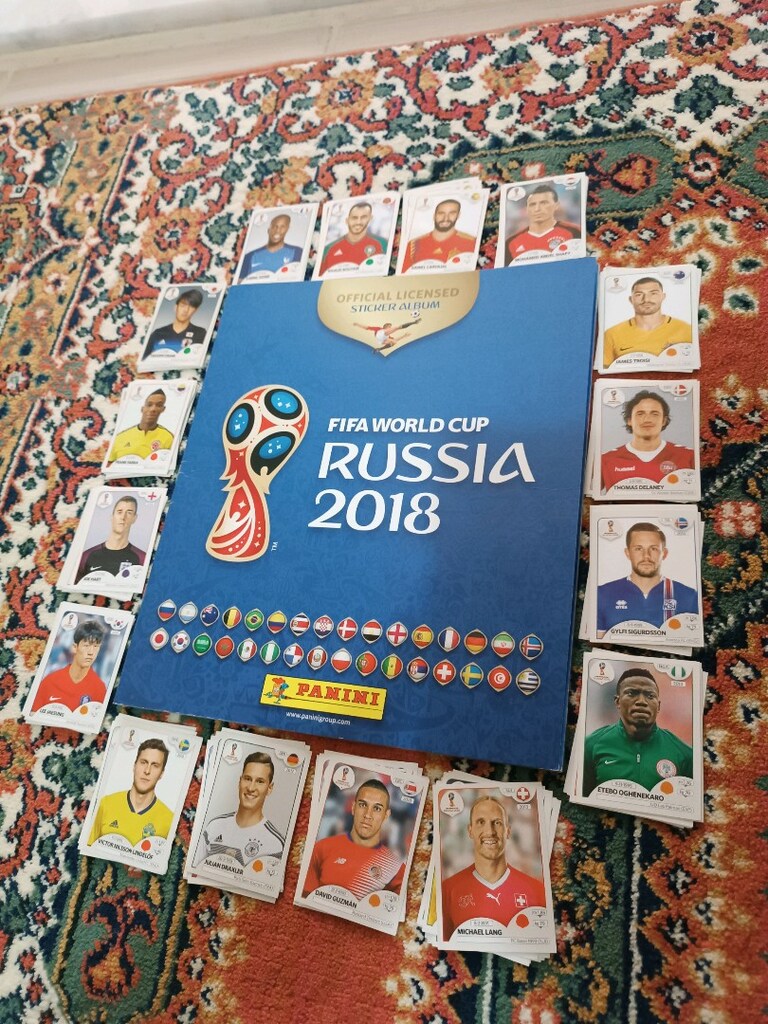 Panini 2018 dünya kupası stikir ve albümü - 2