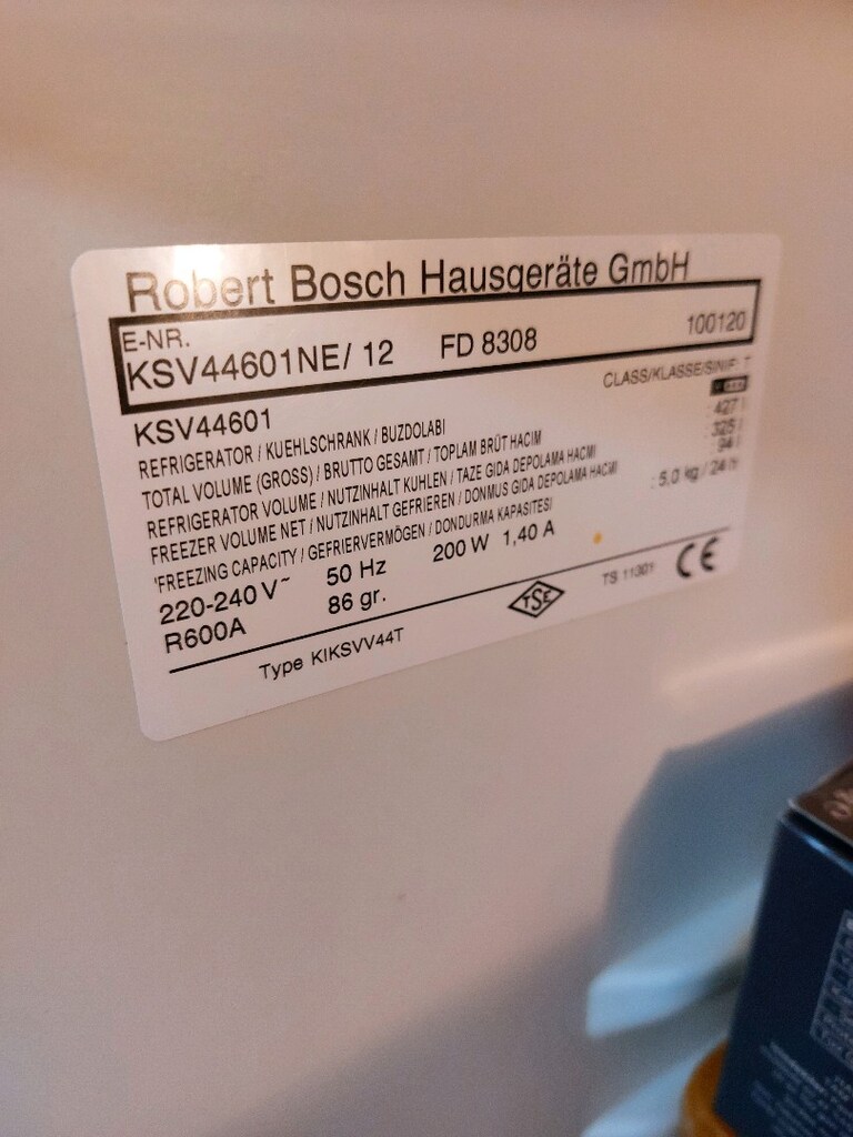 BOSCH Anti bacteria by agion tm antibakteriyel sistem inside 186x60x70 - 4