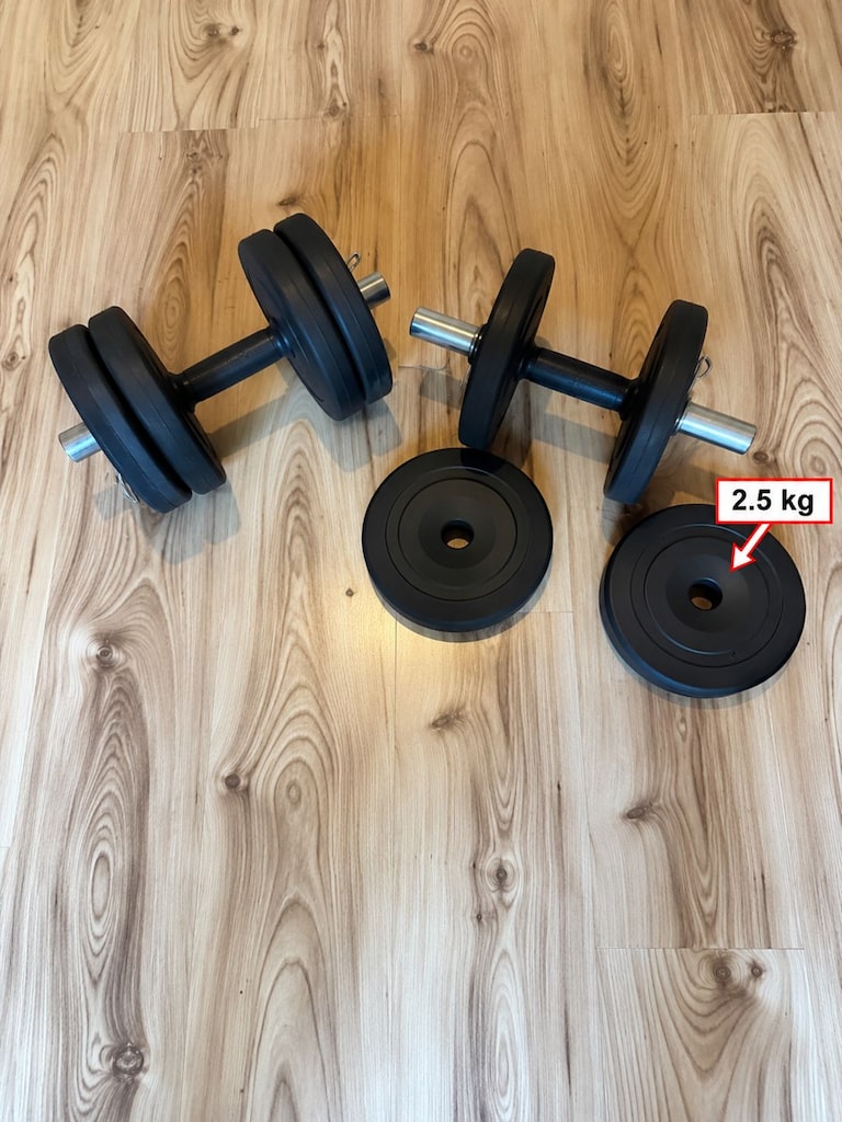 20 KG Ayarlanabilir Dambıl Seti – 2.5 KG Plakalar - 2