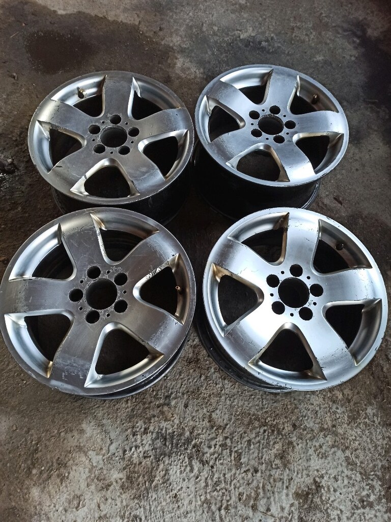 16 inç Mercedes w211 w210 w124 5x112 bijon aralığında Jant takımı - 10
