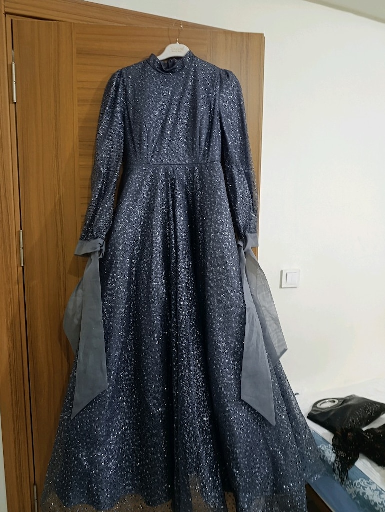 prenses model nişan elbisesi - 3