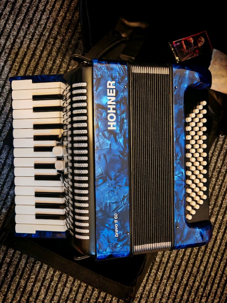Hohner Bravo II 60 Dark Blue | Sıfır Ayarında | Orijinal Çantalı - 2