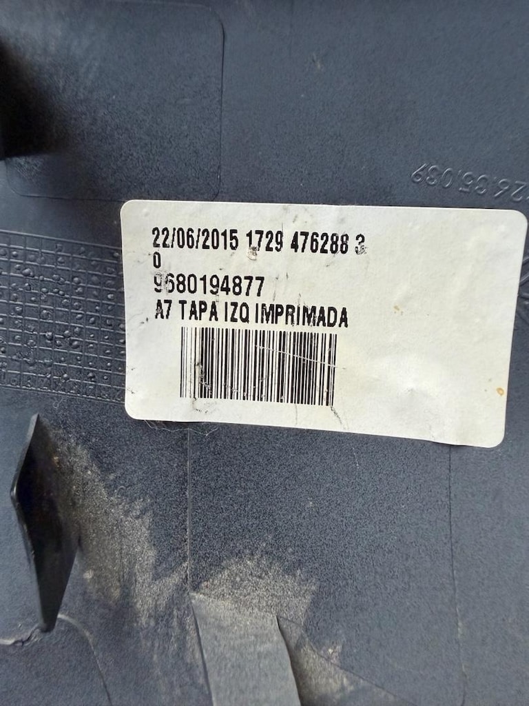 Peugeot 207 sol dış ayna kapağı sıfır orjinal 9680194877 - 5