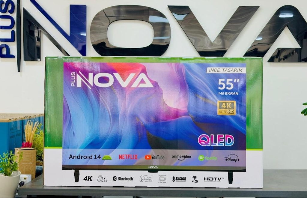 NOVA 140 EKRAN 4K ANDROİD QLED TV (SIFIR KAPALI KUTU) - 2