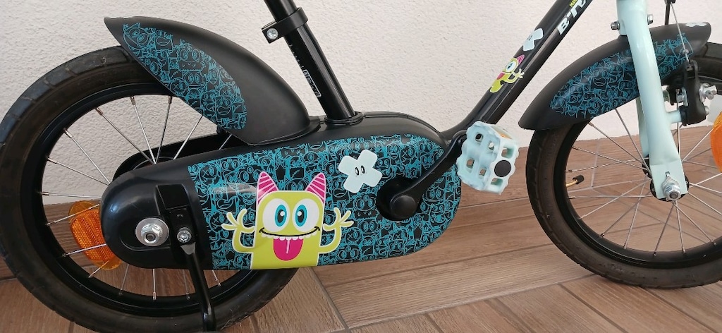 btwin çocuk bisikleti 14 jant Decathlon YENİ GİBİ Ön Sepetli - 10