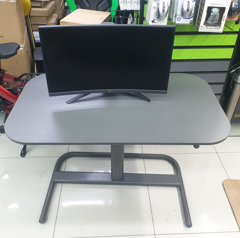 SEGRARE Yüksekliği Ayarlanabilen Çalışma Masa Koyu Gri 110x60cm - 12