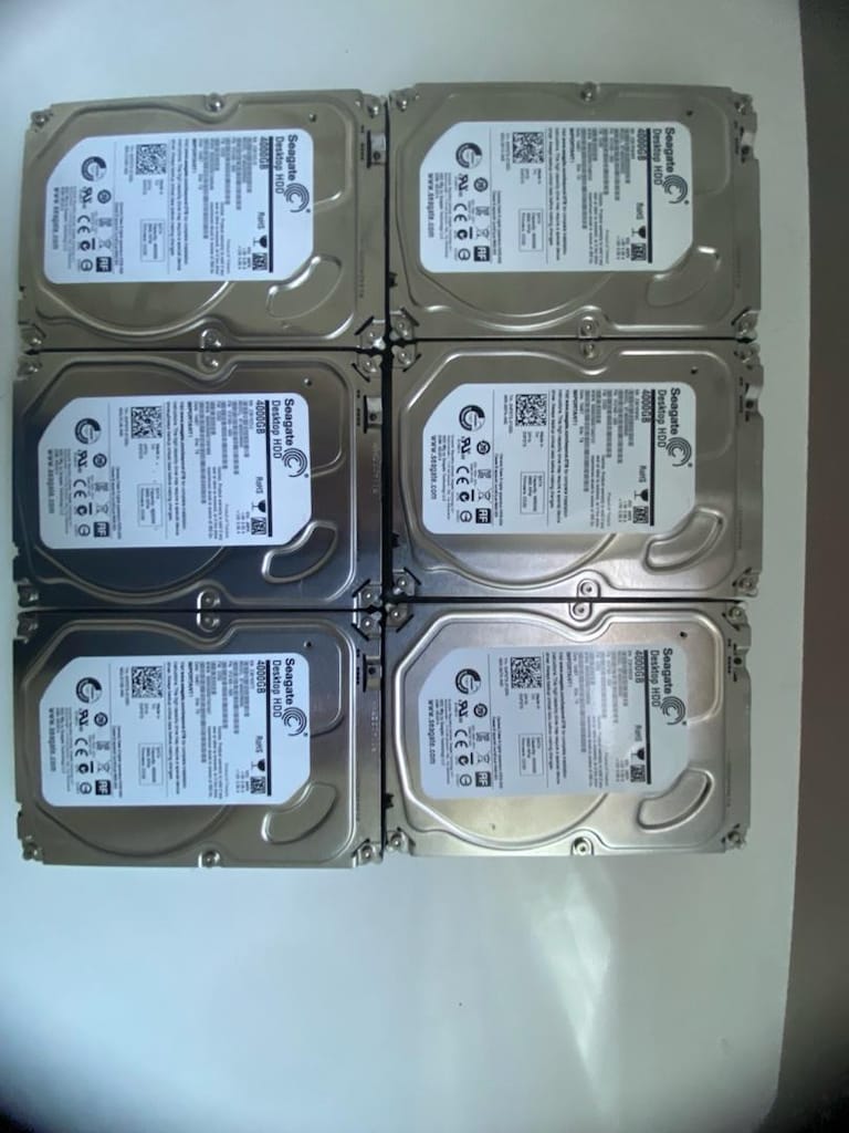 6ADET 4 TB HDD SORUNSUZ