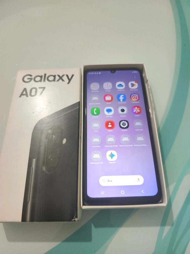 KARTA TAKSİT TR CİHAZİ SAMSUNG A07 4 GB RAM 128 GB HAFIZA KUTULU - 6