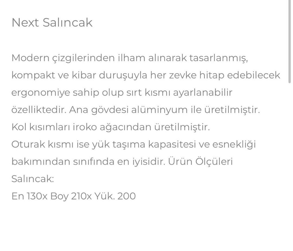 BAHÇE SALINCAK İTHALS MARKA İROKO AĞACINDAN AHŞAP SALINCAK UYGUN FİYAT - 3