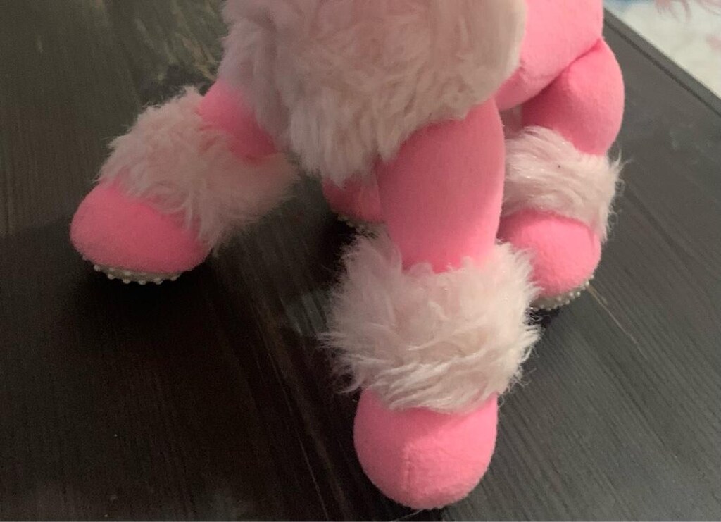 Orijinal 2003 Vintage Barbie pembe köpek - 8