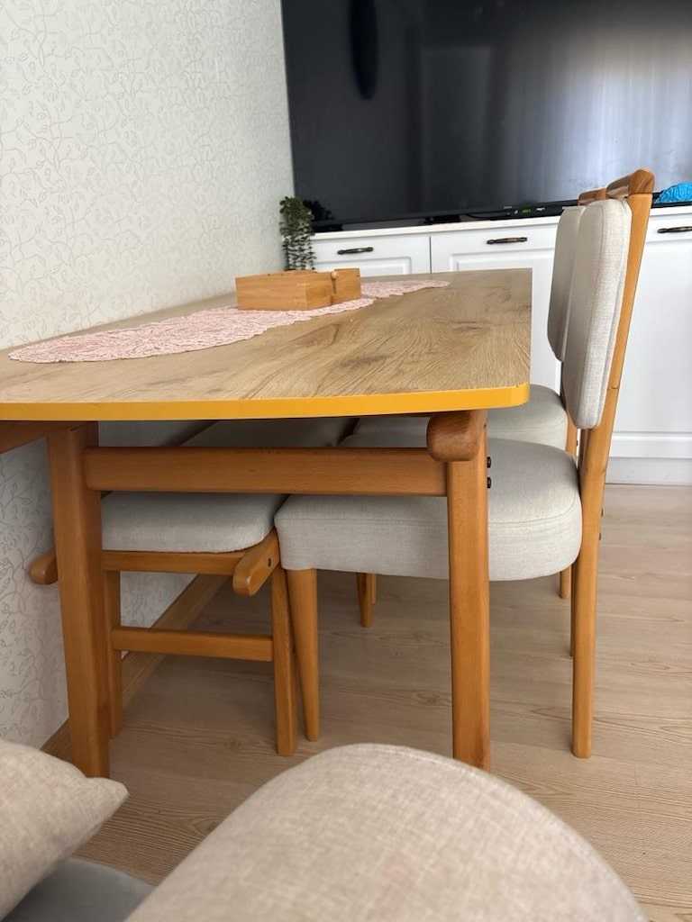 iskandinav ahşap mutfak masası - 9