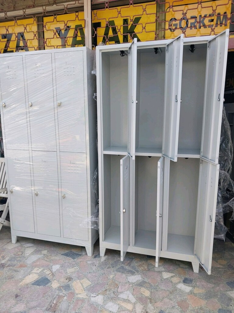 6 KAPILI SOYUNMA DOLABI UCRETSIZ TESLİMAT - 3