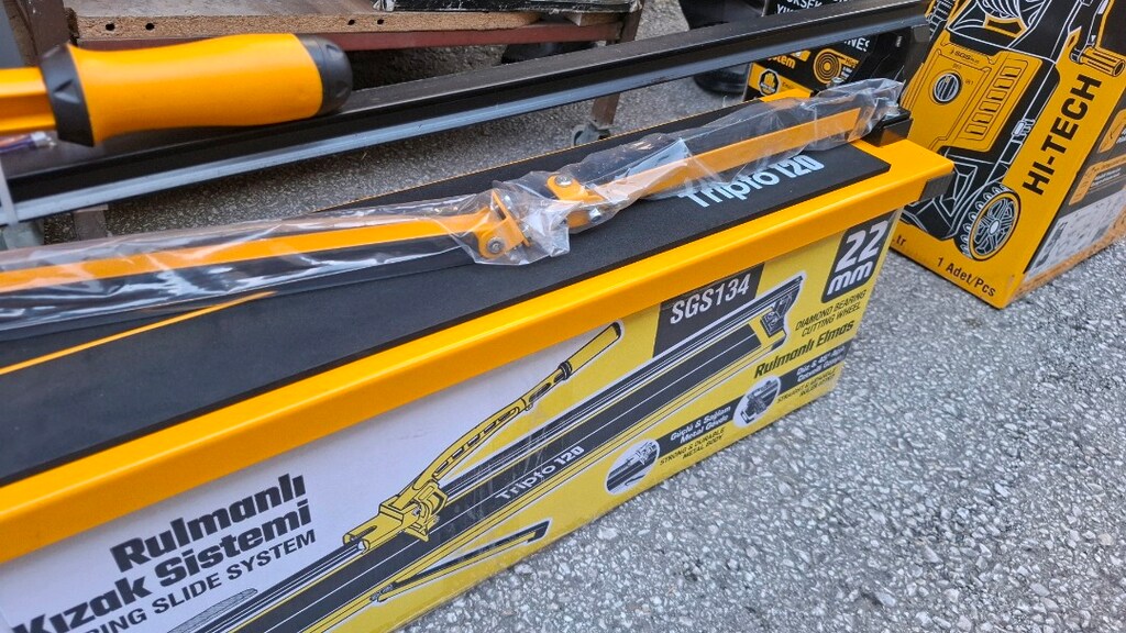 SGS TRİPTO120 SERAMİK KESME MAKİNASI DUMANLI HIRDAVAT - 3