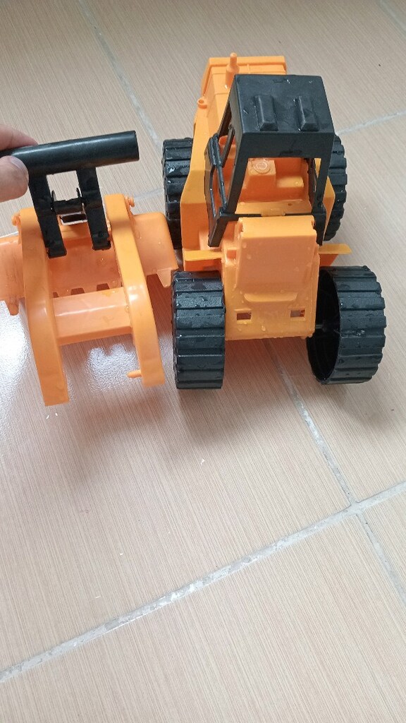 ikili oyuncak kamyon kepçe - 5