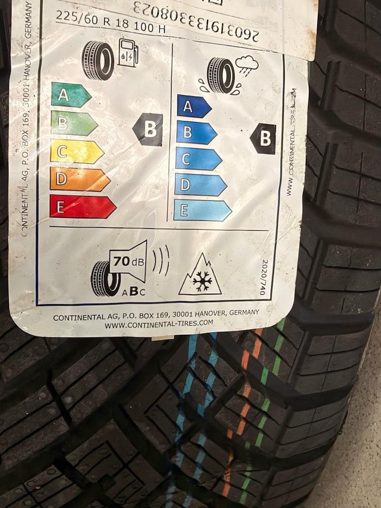 225/60R18 CONTİNENTAL ALLSEASONSCONTACT 2 (DOT:47/25) 4 ADET - 3
