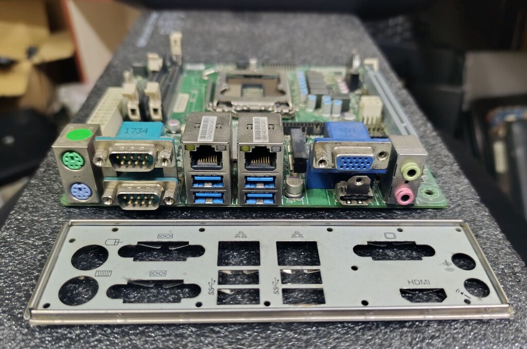 ECS H1H4-I 1151 PIN ÇİFT ETHERNET ENDÜSTRİYEL ANAKART- LVDS -SORUNSUZ - 2