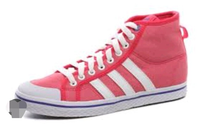 ADİDAS Nizza yüksek bilekli toz pembe kanvas Sneaker