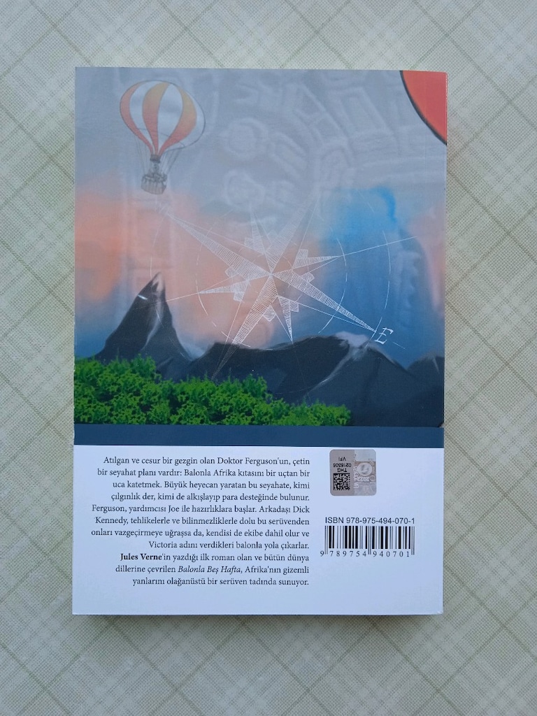 Balonla Beş Hafta Jules Verne Kitap - 2