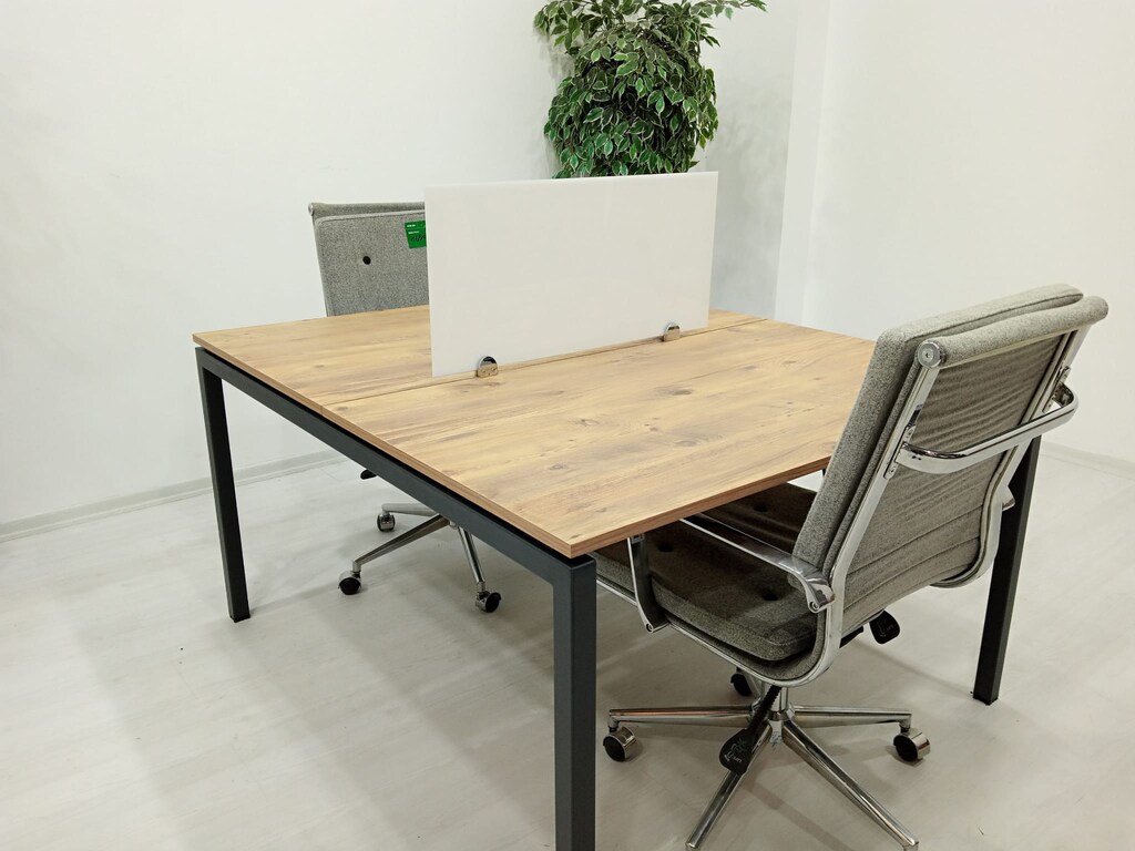 ATOM OFİS - MDF 2 KİŞİLİK WORKSTATİON(2 YIL GARANTİ) - 2
