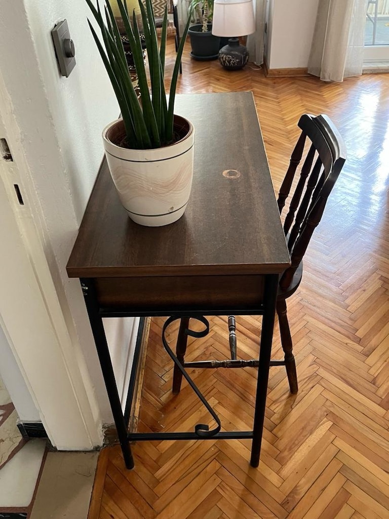 Modern Ahşap & Metal Konsol / Dresuar – Çekmeceli, Çok Temiz - 7