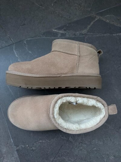 Ugg Platform Bot Kum rengi