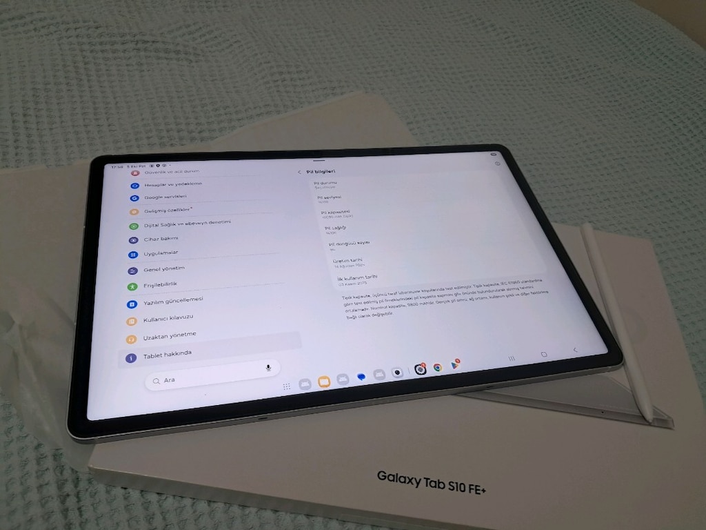 SIFIRDAN FARKSIZ 2YIL GARANTİLİ 128GB 8RAM 13.1İNÇ SAMSUNG S10FE PLUS - 5