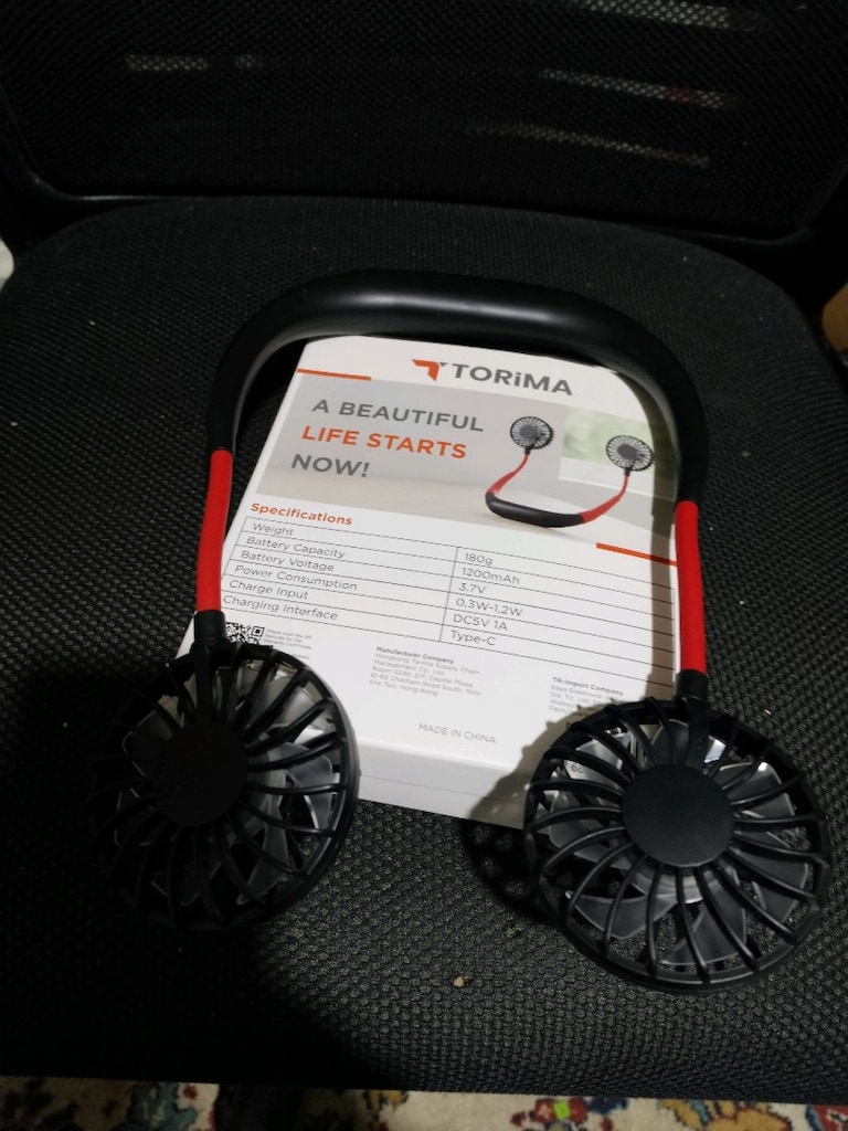 YENİ KUTUSUNDA TORİMA MİNİ NECK FAN ARABA MOTOR GİBİ ARAÇLARDA - 3
