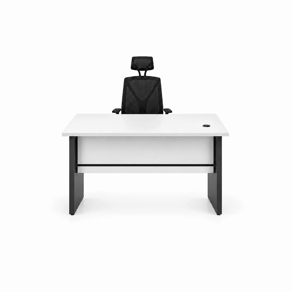 ATOM OFİS - MEKOM BEYAZ ÇALIŞMA MASASI - 120 CM (2 YIL GARANTİ) - 8