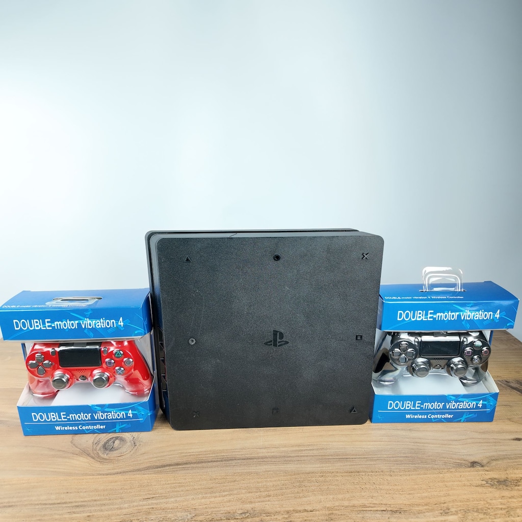 PLAYSTATION 4 SLIM 500 GB + 2 ADET A KALİTE YAN SANAYİ SIFIR KOL - 3