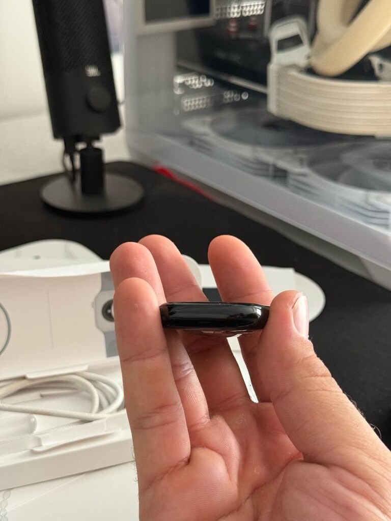 Apple Watch Series 10 46mm ÇELİK KASA Jet Black GPS - 6