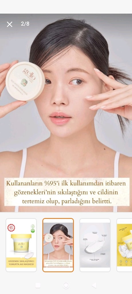 koreya yüz maske - 2