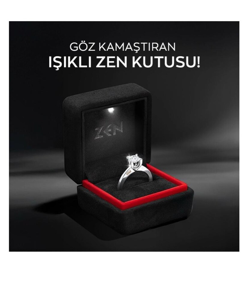 0,40 Karat Hera Tektaş Pırlanta Yüzük - 3