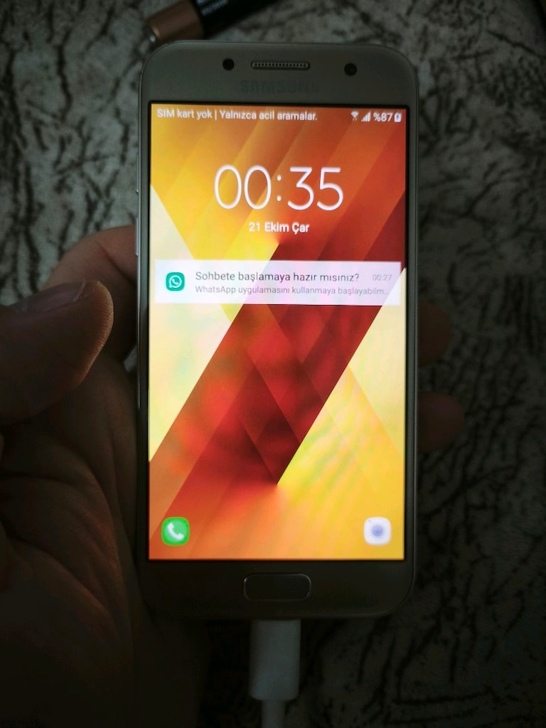 Samsung A3 2017 yasal Tr cihaz bataryasiz - 3