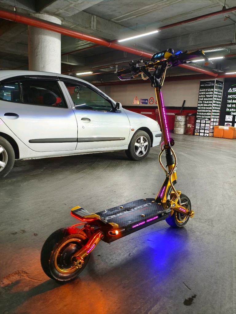 Dualtron Achilleus altın sarısı kaplamalı - 5