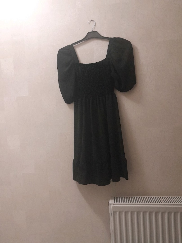 siyah mini elbise