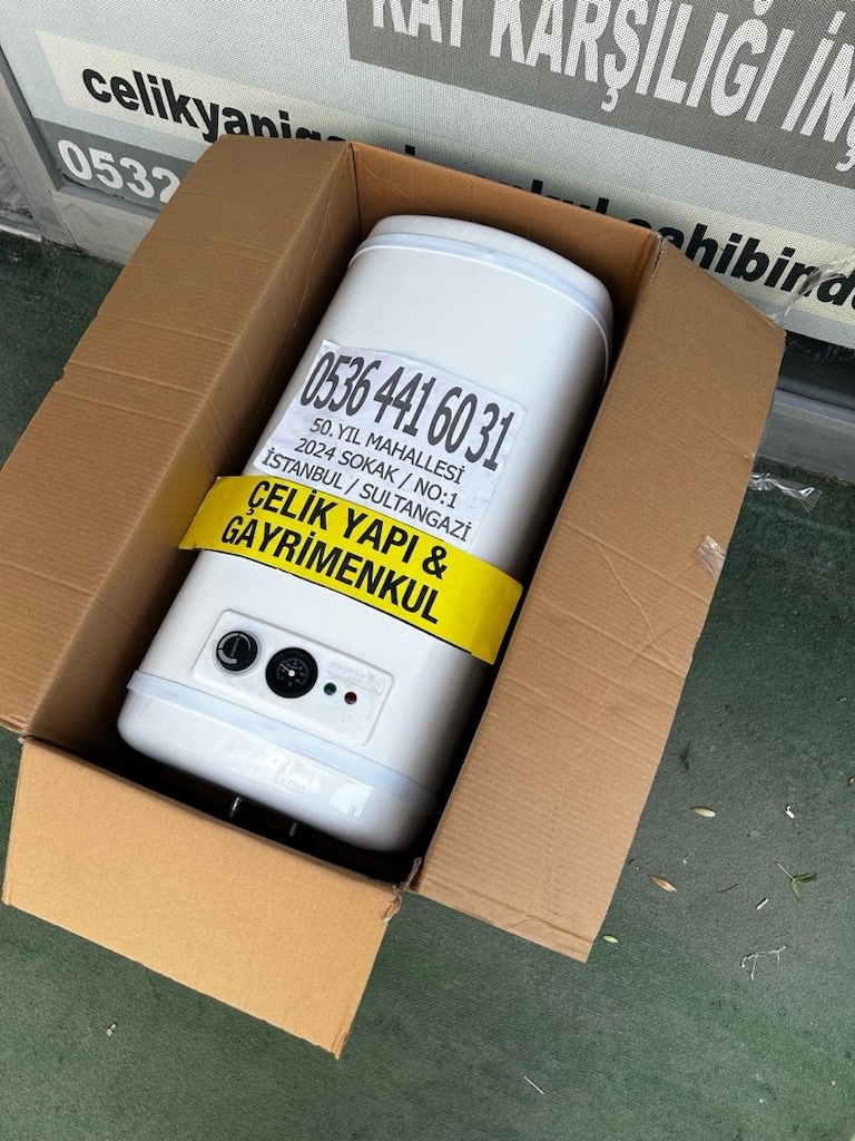 TERMOSİFON 60 LİTRE SIFIR 2 YIL GARANTİLİ ŞOFBEN BÜYÜK BOY KAPALI KUTU - 15