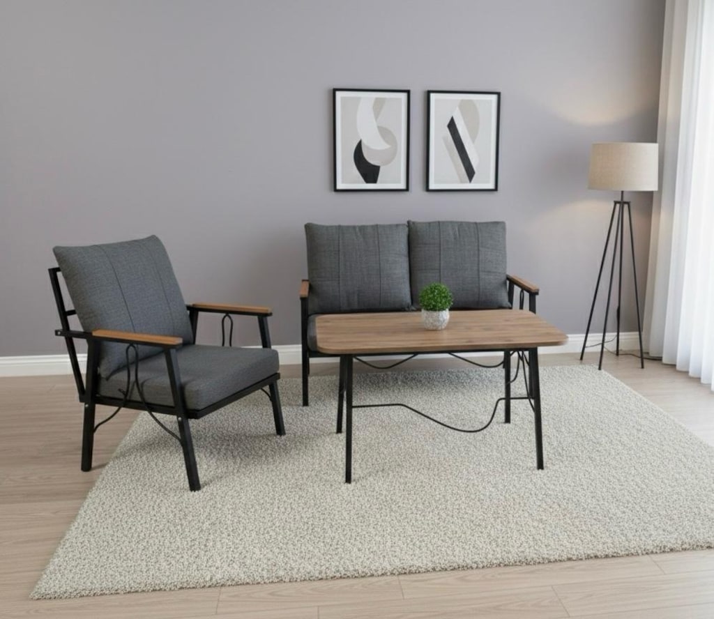 SIFIR BALKON MUTFAK ÇAY SETİ MOBİLYA TAKIMI - 3