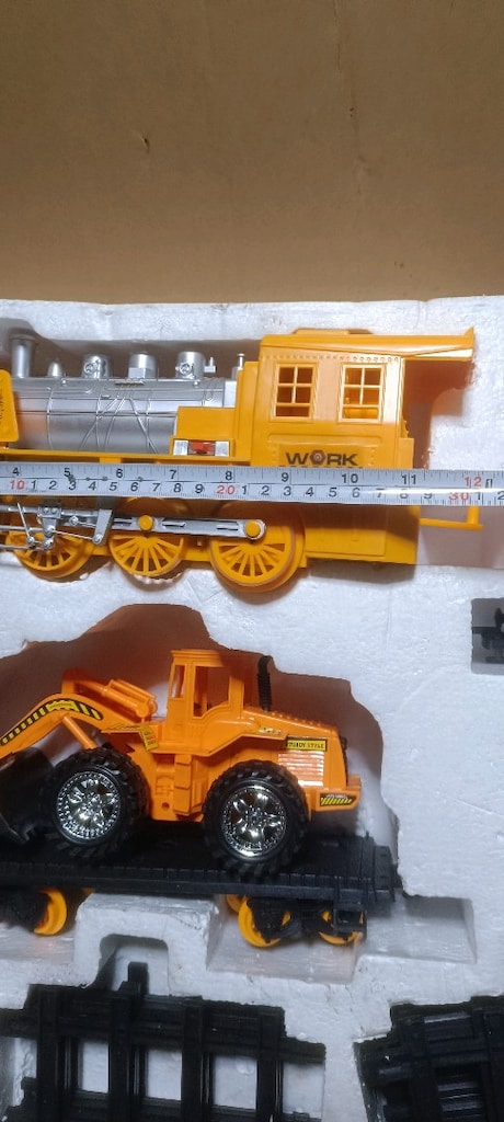 en büyük boy ışıklı sesli tam set 21 parça Tren seti - 18