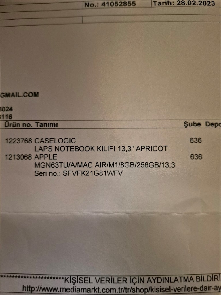 Macbook Air hatasız sıfır - 8
