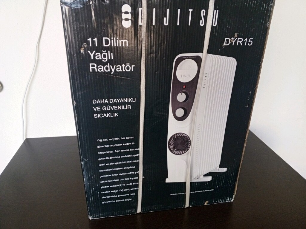 yağlı radyatör,dijitsu 11 dilim Turbo fanlı, KULLANILMADI, BEYLİKDÜZÜ - 4